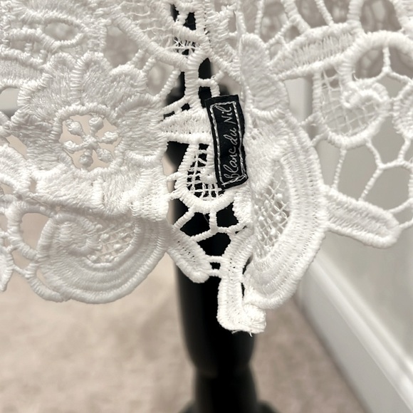 NWOT blanc du Nil Lace Dress - Picture 3 of 8